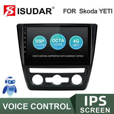V57S Double Din Bluetooth Car Stereo For Skoda Yeti DDR4 Octa Core 2.5GHZ